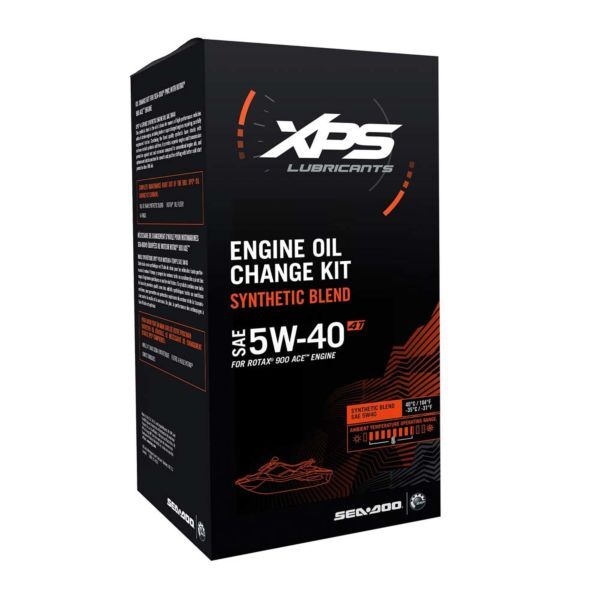 4T 5W-40 SYNTHETIC BLEND OIL CHANGE KIT FOR ROTAX 900 ACE ENGINE